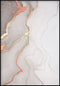 Poster in vero oro con vernice marrone beige